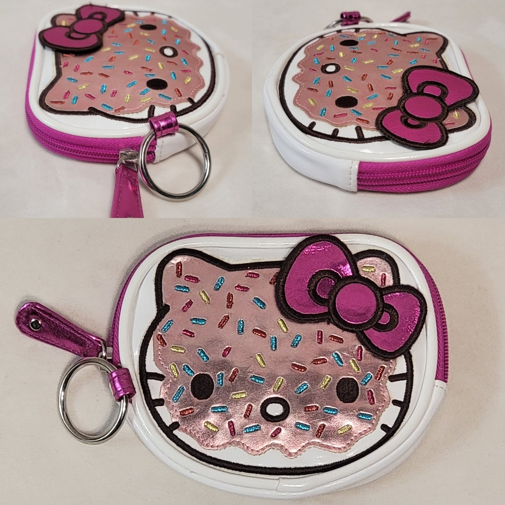 RARE Hello Kitty x Loungefly Donut Change Purse Wallet Bag Sanrio